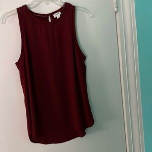 Burgundy Crew Size 4 Camisole / Shell